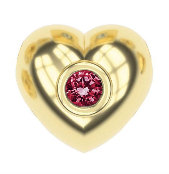 Pendente Dédié Donna in Oro Rubino CID0168 RU GI - CID0168 RU GI